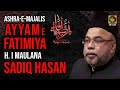  live  maulana sadiq hasan  ashrae majalis ayyamefatimiya s