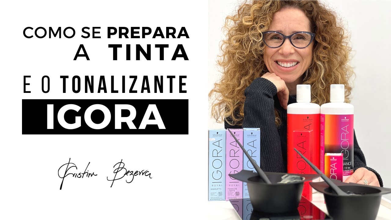 Как приготовить краску и тонер Igora?