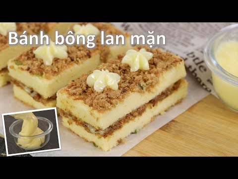 Video Bánh bông lan mặn + sốt mayonnaise ăn với bánh bông... - youtube