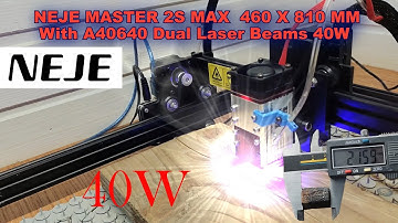 NEJE master 2s max with A40640 40w laser modul - Small Laser Module With Big Power