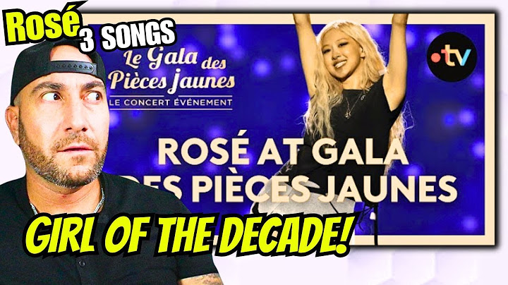 Rosé : "Stay a little longer" (ft Lang Lang), "Toxic till the end", "APT." - Gala des Pièces Jaunes