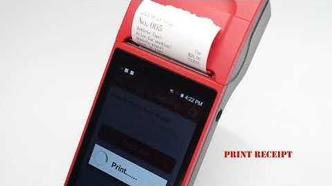 Customizable Android POS For Online and Offline Car Parking