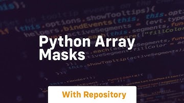 python array masks