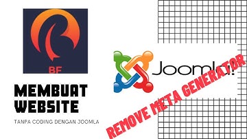 Hapus Meta Name = "Generator" - Belajar membuat website tanpa coding dengan Joomla  (Bagian 5)
