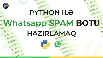 Python ilə sonsuz Whatsapp mesajları göndərmək #python #whatsapp