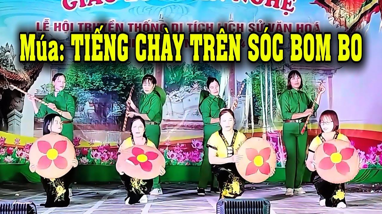 Múa TIẾNG CHÀY TRÊN SÓC BOM BO | Đội Văn nghệ thôn Miếu xã Thụy Chính