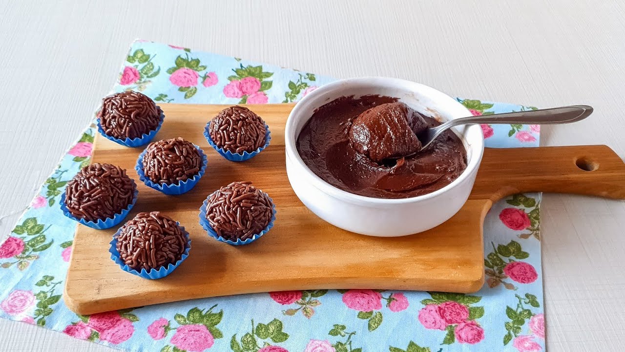 RECEITA DE BRIGADEIRO SEM IR AO FOGO - Brigadeiro Fácil com 3 ...