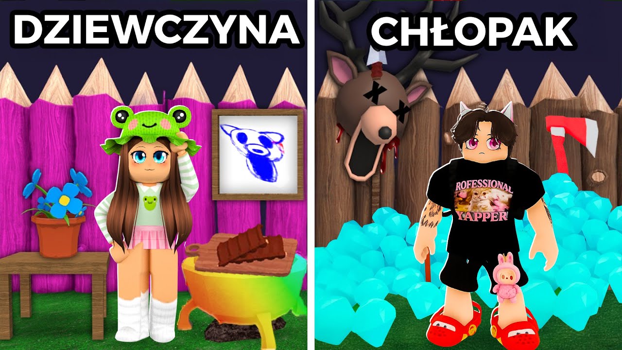 JA VS MOJA DZIEWCZYNA w 99 NOCY w LESIE ROBLOX