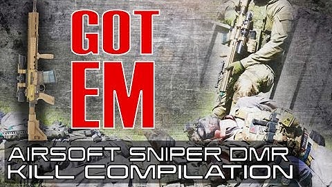 Airsoft Sniper DMR Kill Compilation - Swamp Sniper