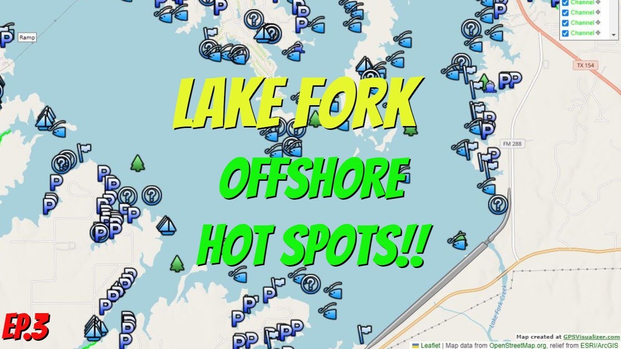 Lake Fork Offshore Hot Spots Explained!!! Ep. 3 YouTube