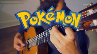 Ecruteak City Guitar Cover |  Pokemon Theme on Solo Guitar (Tabs)