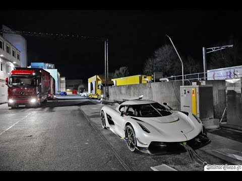 Koenigsegg Jesko - Leaving the Geneva Motor Show