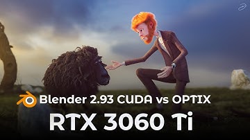 RTX 3060 Ti Blender 2.93 Alpha Gooseberry CUDA vs OPTIX