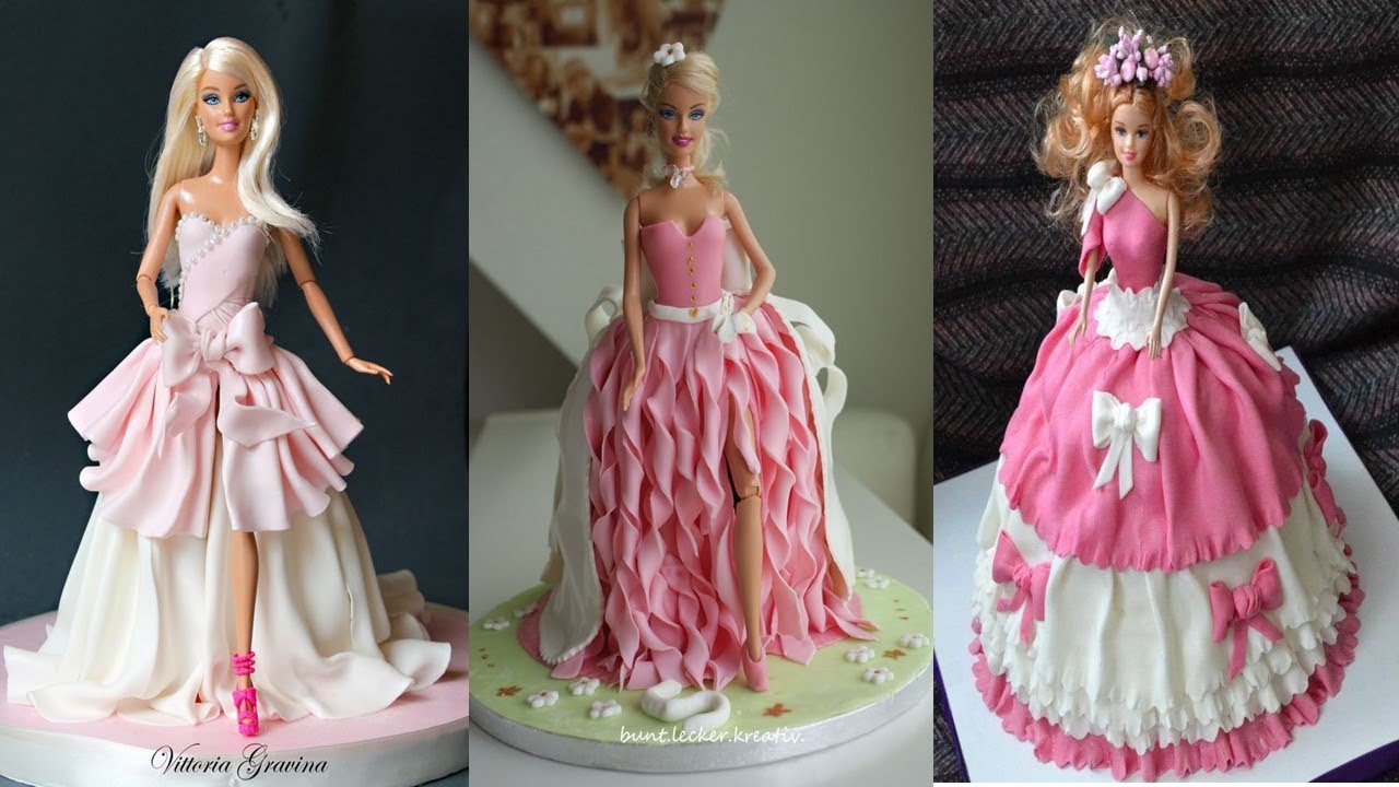 Bolo da Barbie: 80 modelos repletos de estilo e tutoriais muito