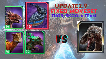 Update2.9//Raid Gorgotrebax --Fixed Moveset DreamTeam (Skoola/Thor/Tennontorex/Toura) //Moveset Note