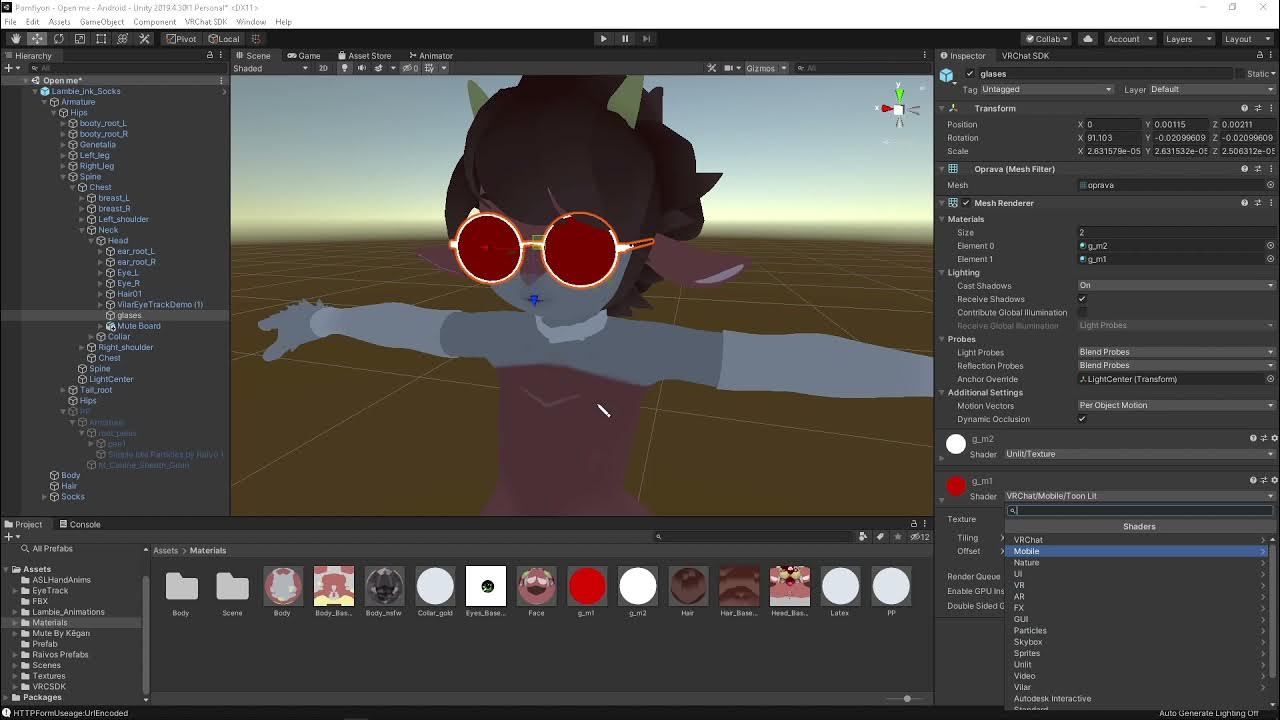 Mute VRChat Avatar android mats p3 YouTube