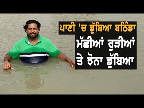 ਪਾਣੀ `ਚ ਡੁੱਬੇ ਬਠਿੰਡਾ ਦੇ ਜ਼ਮੀਨੀ ਹਾਲਾਤ || Special Report