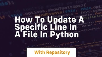 How to update a specific line in a file in python