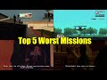 Top 5 Worst Missions In GTA San Andreas Top 5 Worst Missions In GTA San Andreas