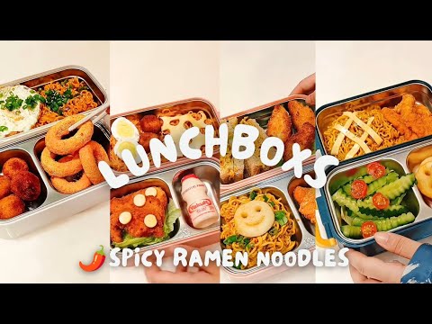 Top 10 ramen lunchbox for my sister | 🌶 spicy ramen lunchbox