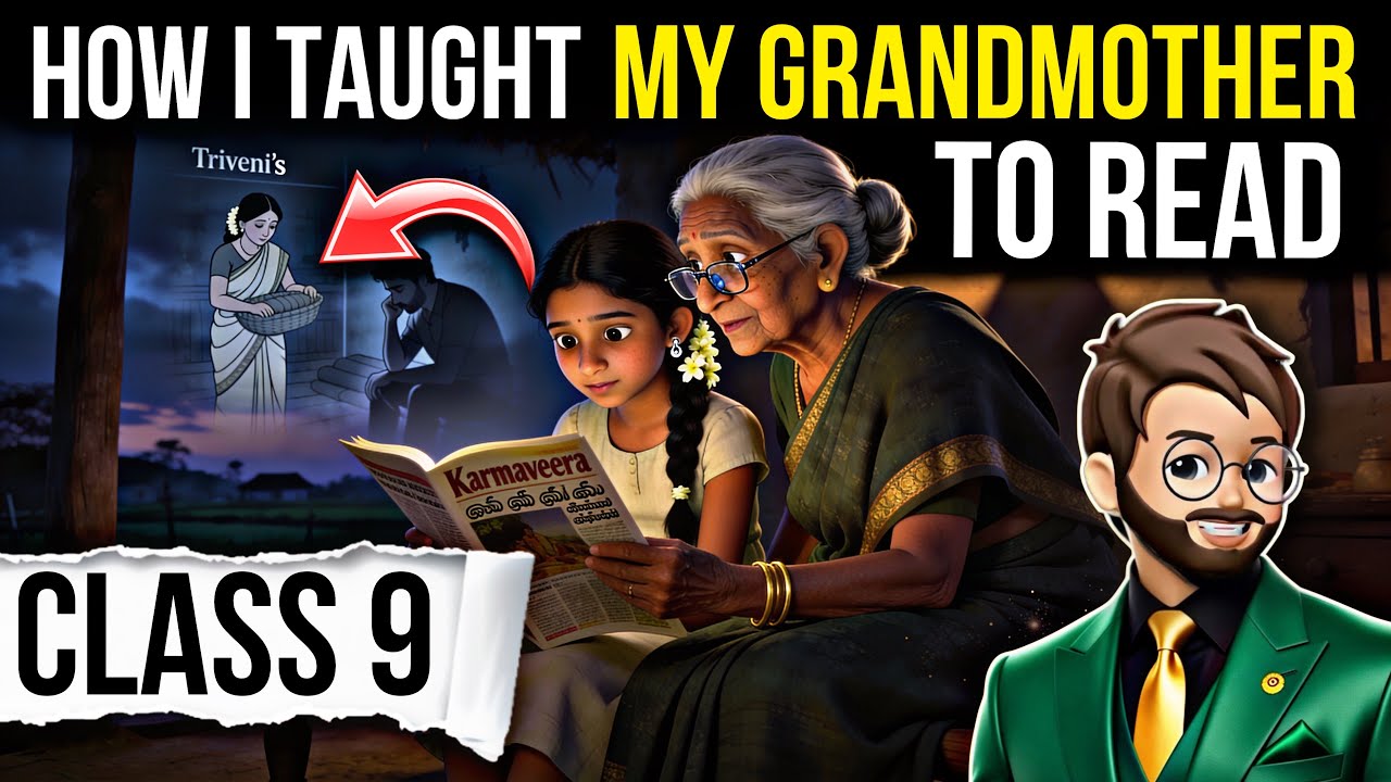 How I Taught My Grandmother To Read Class 9 | Animation | Full (हिंदी में) Explained | kaveri Ch-1