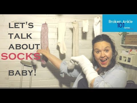 SOCKS!  BROKEN ANKLE 101 SERIES - Let&rsquo;s talk about socks! Compression socks, Air Cast socks, etc.