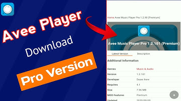 Avee Player Download Pro Version 2021 | No Ads | All Problem Solved In Avee Player | Tips Andro