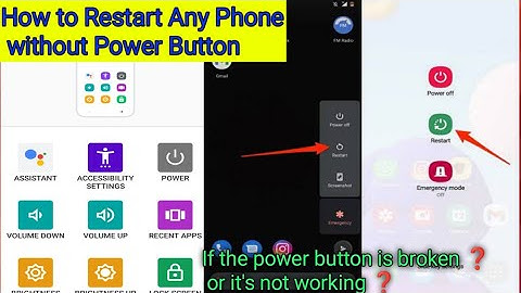 How to Restart Phone without Using Power Button /Turn Off,Reboot,Restart,Change Vol.Without buttons