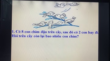 Môn Toán lớp 1- Tuần 28- Bài Giải toán có lời văn ( tiếp theo)