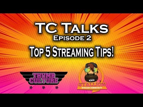 TC Talks Ep 2 - Top 5 Tips for Streamers With Stallion_TTV