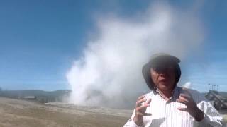Geothermal Power of Old Faithful at Yellowstone