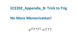 Ece202Appendixb Trick To Trig