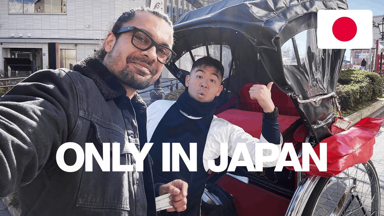 This Is Why Japan Is Different: Navy Man Driving a Rickshaw