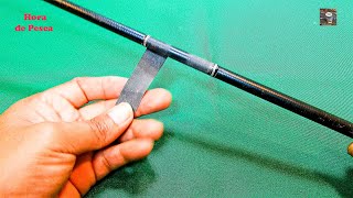 I REMAIN LIKE NEW, I change the ring of the FISHING ROD. || How to repair fishing rod.