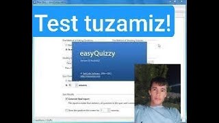 EasyQuizzy dasturida test tuzamiz.  Ravshanov Muxtorbek