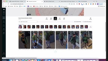 Verkada search by color, human/vehicle, human with backpack