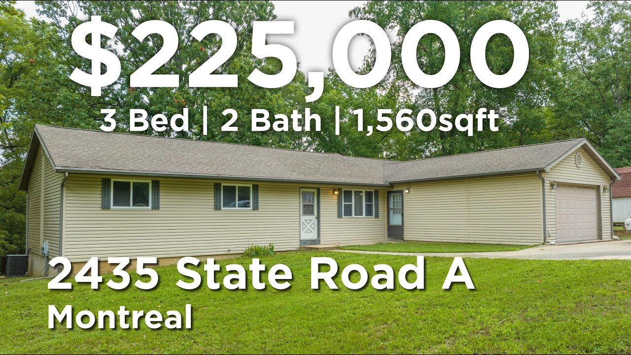 2435 State Road A, Montreal, Missouri 65591 YouTube