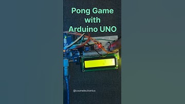Pong Game 🎮 #cosmelectronics #arduino #arduinoproject #arduinoide #electronics #ytshorts #game #diy
