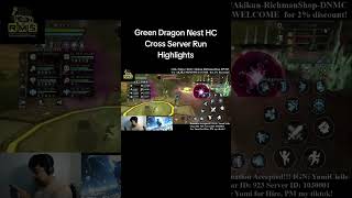 Green Dragon Nest Hardcore Cross Server Highlights! #dragonnest #dragonnestmclassic