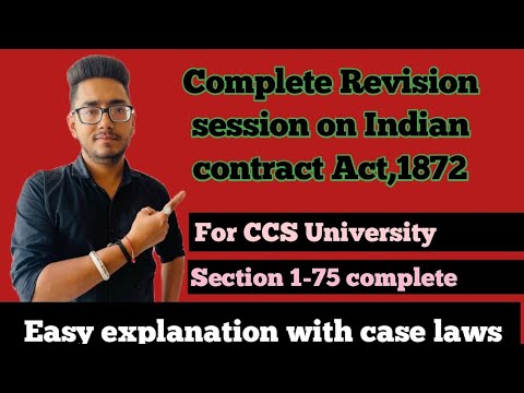 entire law of contract for ccsu, Indian contract act 1872, #law_with_twins #vlog_with_twins