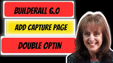 Create Capture Page with Double Optin Builderall 6.0 Builderall Tutorial