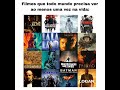🍿🎞️Filmes que você PRECISA ver pelo menos uma vez na vida! 🍿🎞️ #filmesincriveis