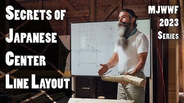 Japanese Center Line Layout with Yann Giguere - Maine Japanese Woodworking Festival 2023