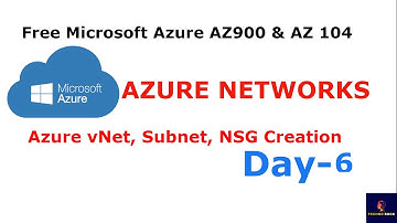 Microsoft Azure Administrator AZ 104 for beginner Day 6 | Azure Virtual Networks , NSG Creation