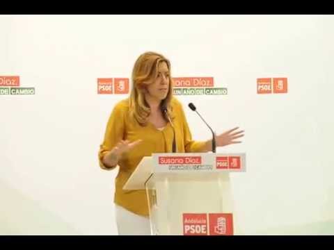 Susana Díaz en Jaén newspaper mockup