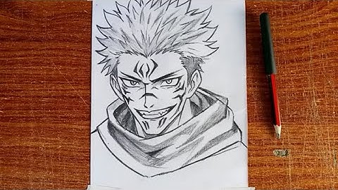 How to Draw Sukuna Step by Step | Easy Jujutsu Kaisen Drawing Tutorial