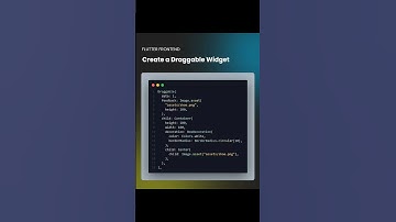 flutter frontend Draggable Widget