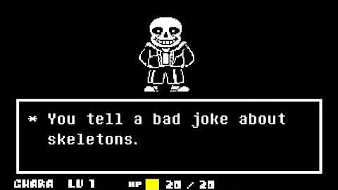 UNDERTALE - Pacifist Run Sans Battle