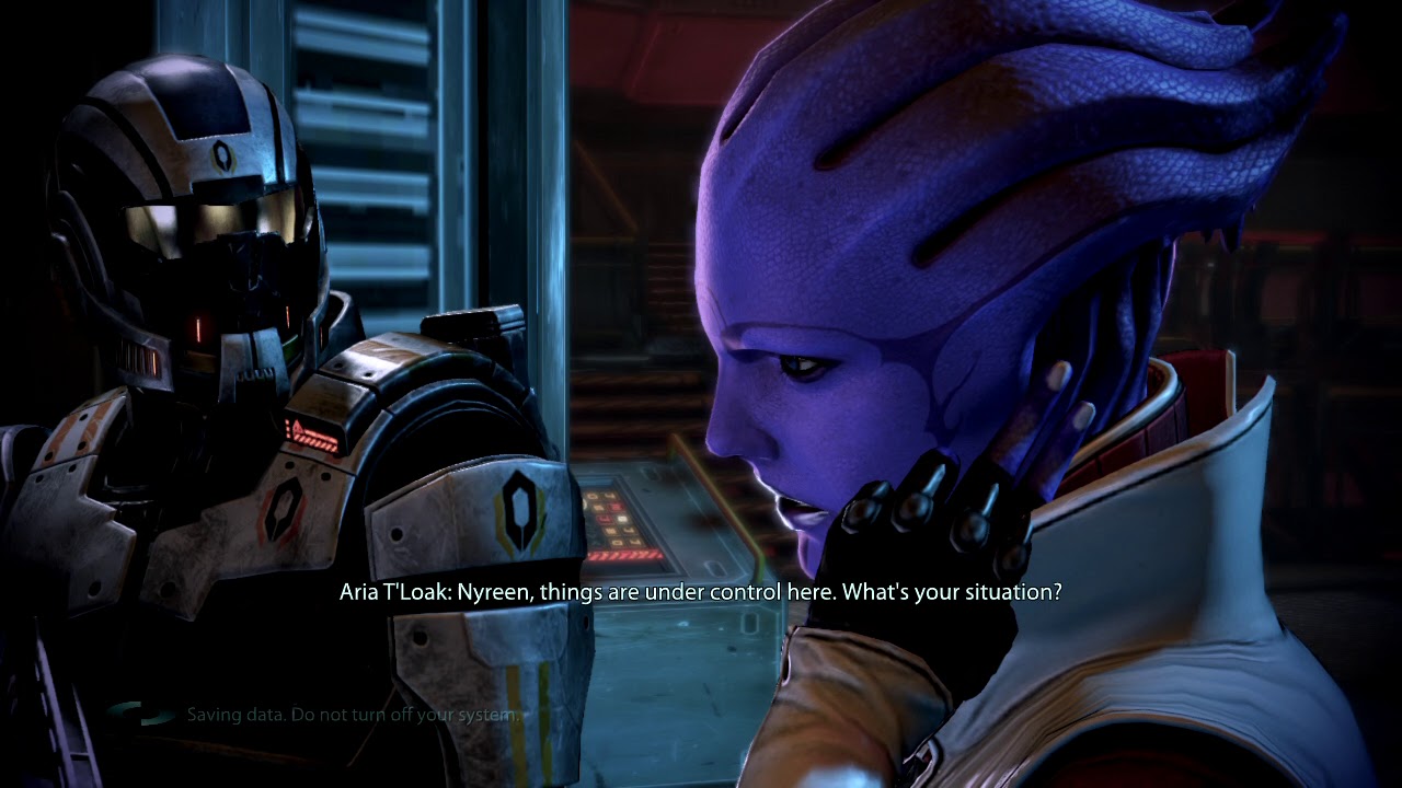 Mass Effect 3 PS3 Omega Assist Harrot & Aria T'Loak Part6