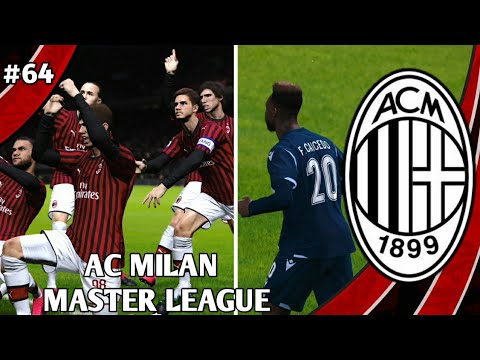 PES 2020 Indonesia | AC Milan Master League: Perebutan Final Coppa Italia!!! Menjamu Lazio!!? #64